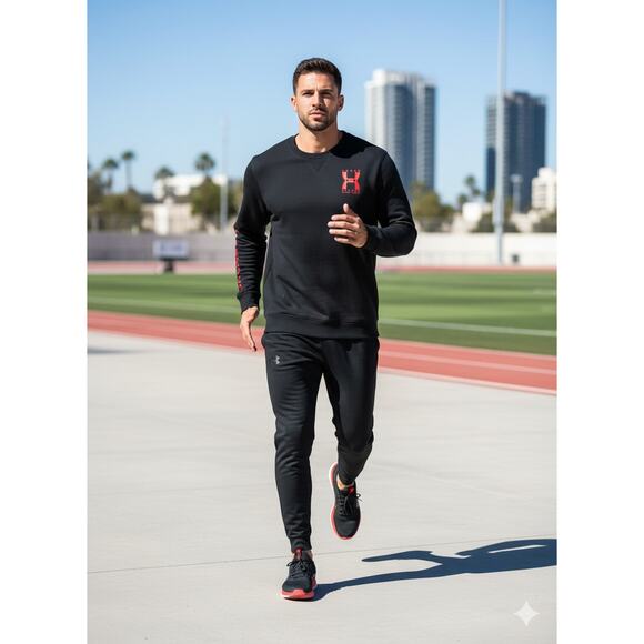 Under Armour Mens XXL Rival Terry Athleisure Streetwear Gym Staple Sweatshirt - Picture 2 of 12